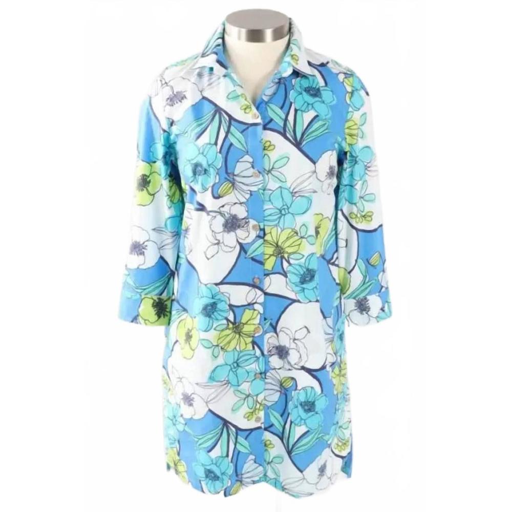 NEW ESCAPE BY HABITAT anywhere dress coastal riviera print in riviera